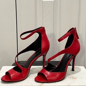 🌟Used 1x Nine West Red High-Heel Sandals
